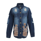 sexy fashion jeans jacket 9625