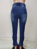 ladies fashion skinny jeans LD9070-2