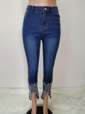 ladies fashion skinny jeans LD9070-2
