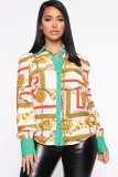long sleeve women blouse dress 9830