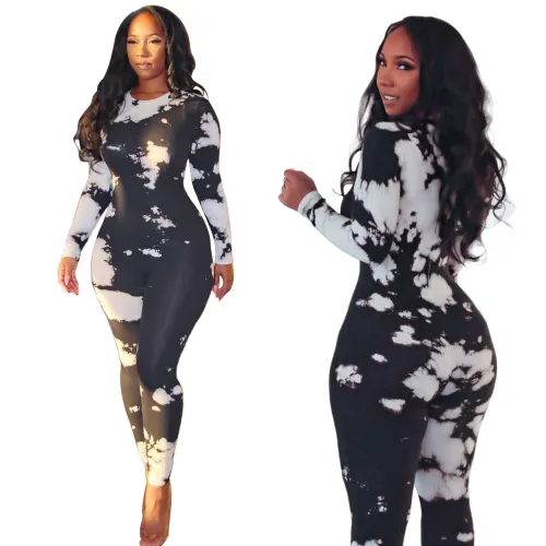sexy fashion long sleeve jumpsuit S390063