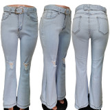 Women denim jeans Ld9054