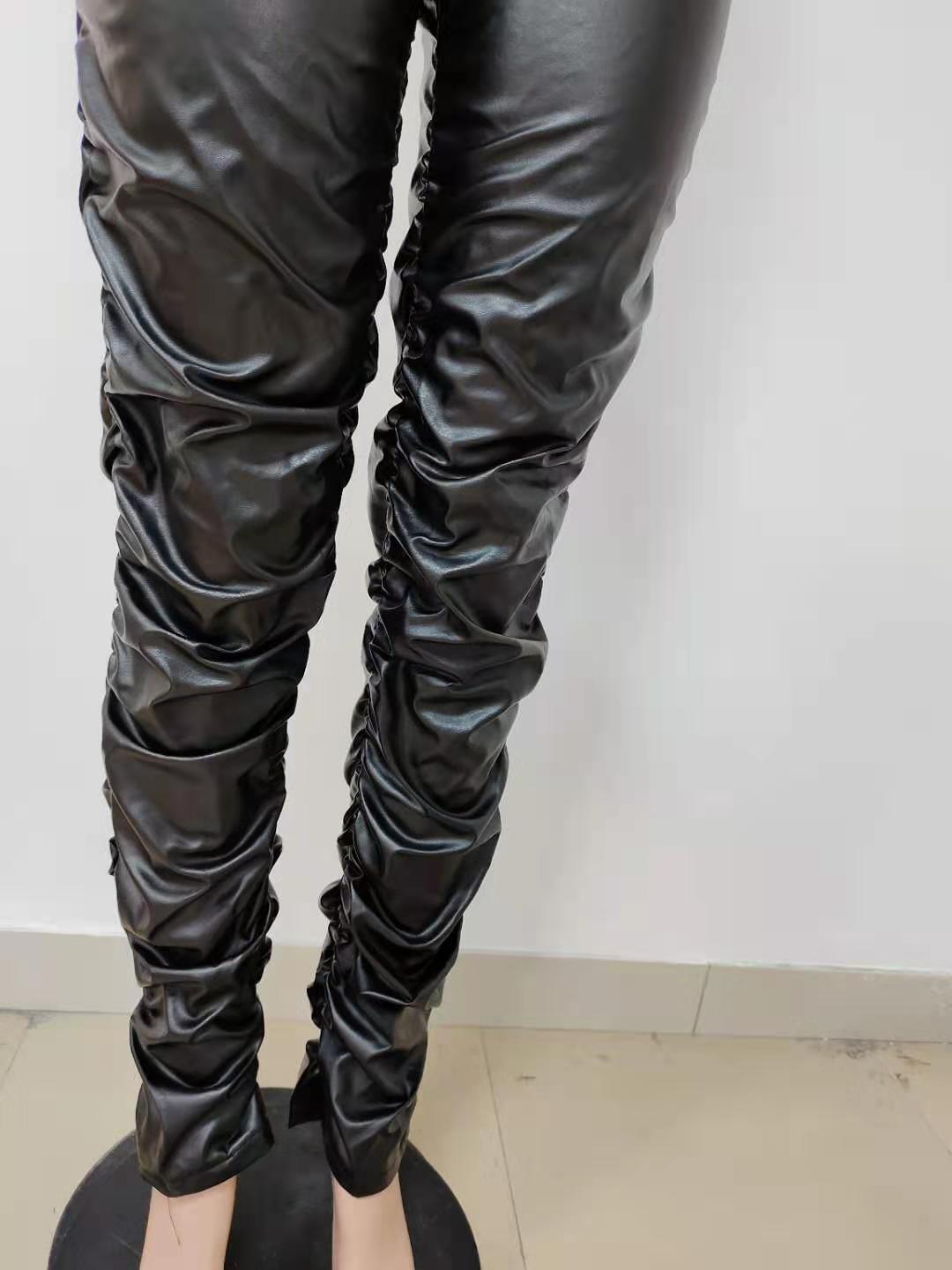 stacked leather pants stacked leather pants