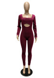 sexy long sleeve  jumpsuit 2611