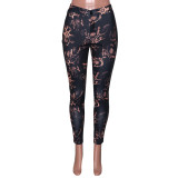 women printed yoga pants S390069