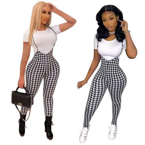 T shirt with jumpsuit pant set  LD9097