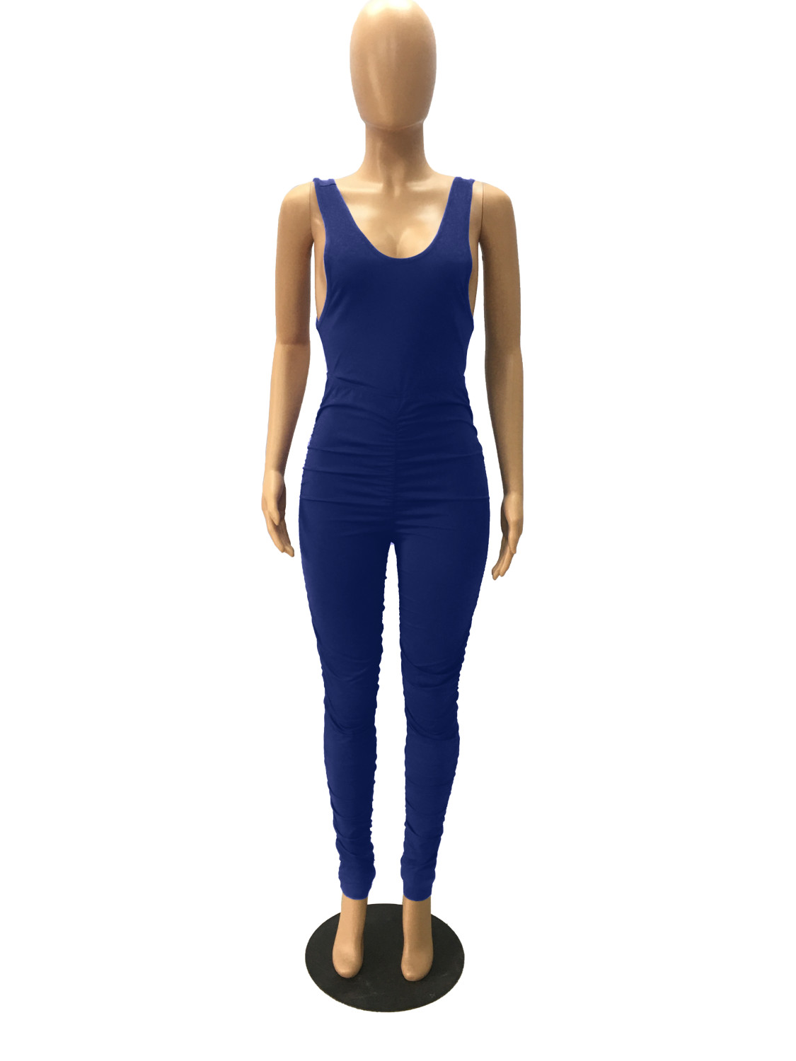 US$ 7.60 - sleeveless women stacked jumpsuit 2617 - www.dream-flying01.com