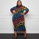 Plus size fashion bandage  dress 21035