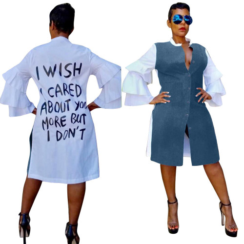 women blouse dress LD8162