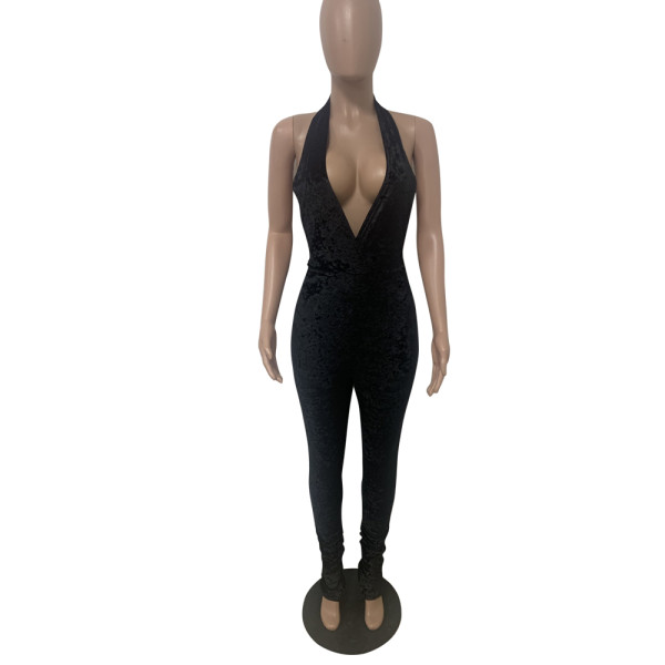 velour jumpsuit 90s