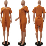 v-neck sxy short jumpsuit CM2110
