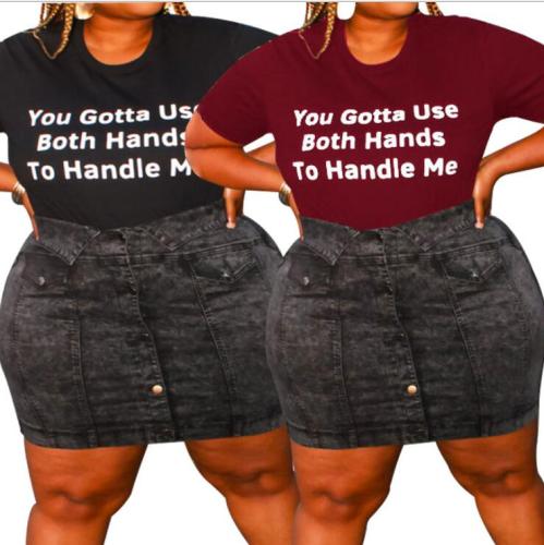 plus size women T-shirt 21061