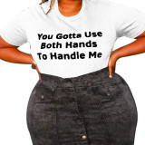 plus size women T-shirt 21061