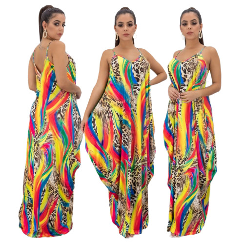 v-neck  maxi dress 10201