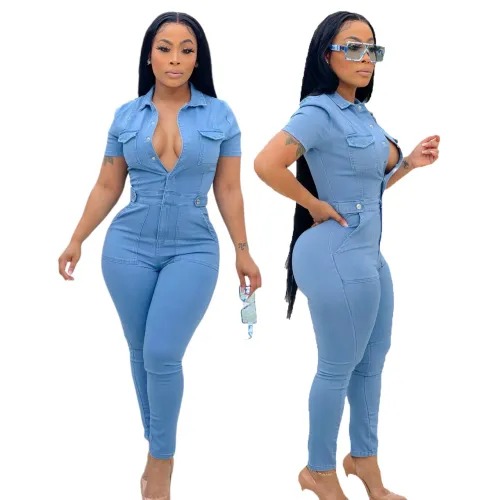 sexy jeans jumpsuit 10115