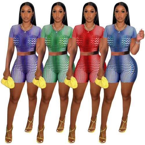 sexy 2 pieces short set 4310