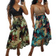 sexy Floral print long skirt 4305