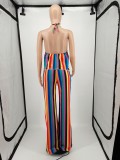 sexy halter  two piece pants set  YM193