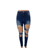 sexy  Summer fashion hallow out jeans LD9159