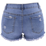 sexy  women ripped jeans shorts DK015
