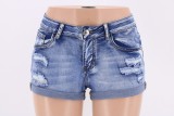 sexy  women ripped jeans shorts DK021