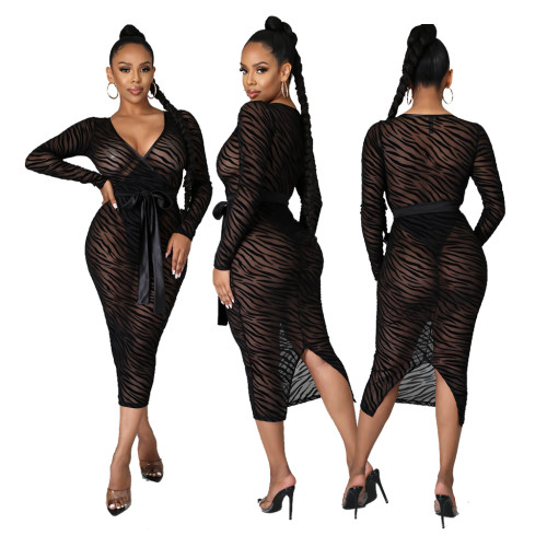 sexy mesh women dress 10308