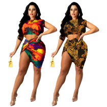 Sexy two pieces short set 4313