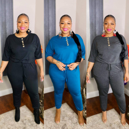 plus size women jumpsuit 21053
