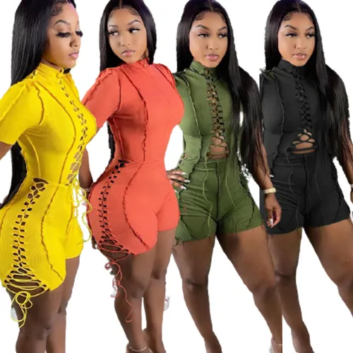 Women sexy short romper LD81019