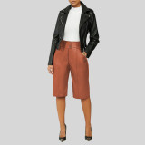 PU leather pants M3091