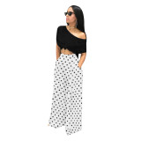 sexy flared wide leg pants S390198
