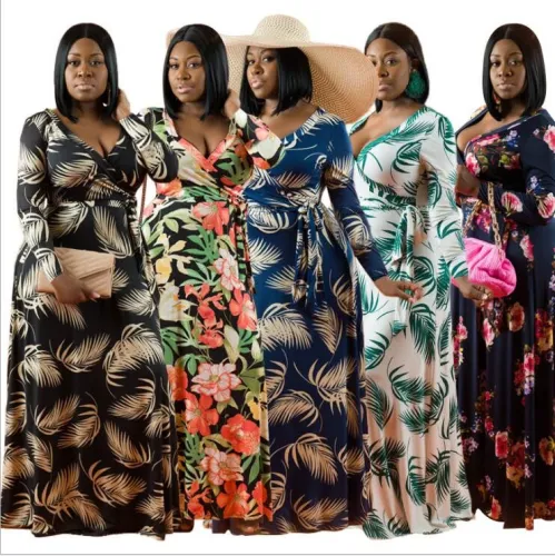plus size maxi dress 21163
