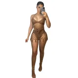 Crotched knit two pieces swimsuits Z0105