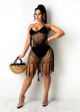 Crotched knit two pieces swimsuits Z0105