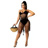 Crotched knit two pieces swimsuits Z0105