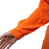 hooded long sleeve dress  S390014