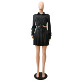 sexy two piece women skirt suit CM2153