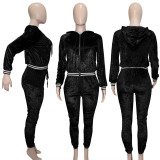 sexy hooded two piece tracksuit S390206