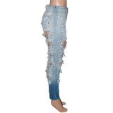 women ripped jeans pants S390208