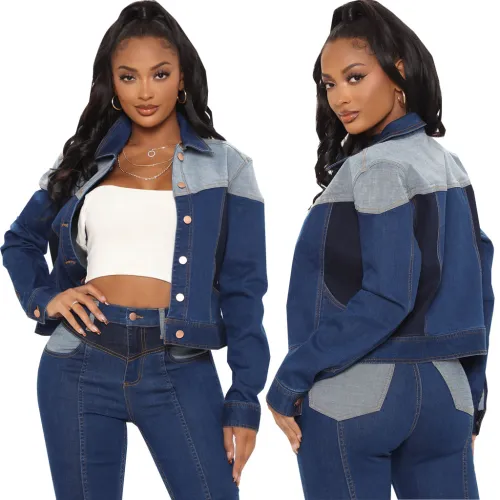 sexy fashion jeans jacket 10658