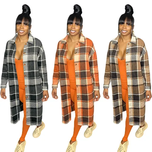 women long coat S90225