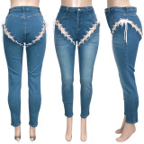 women trendy jeans pants S390231