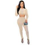 sexy sequin two piece pants set S390228