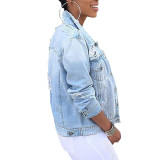 sexy fashion jeans jacket 10739