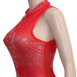 sexy sleeveless sequin jumpsuit S390245