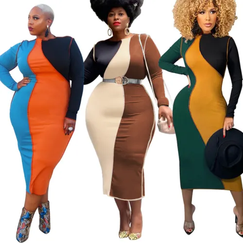 plus size women dress  21417