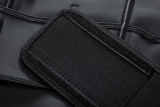 latex vest waist trainer with double belt 8029