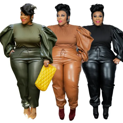 plus size women two piece set  21425