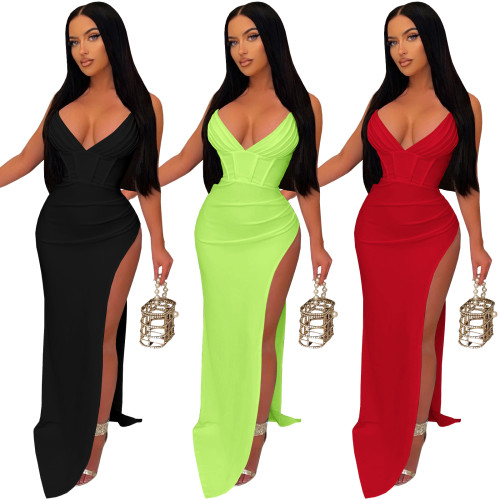 Women long maxi party dress 4378