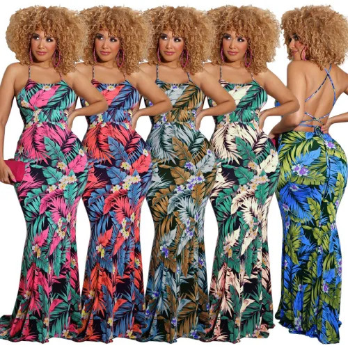 women sexy printed dress 22190